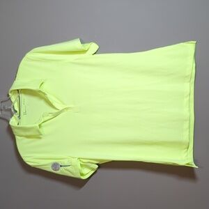 NWT Under Armour Golf Polo Bright Yellow Medium